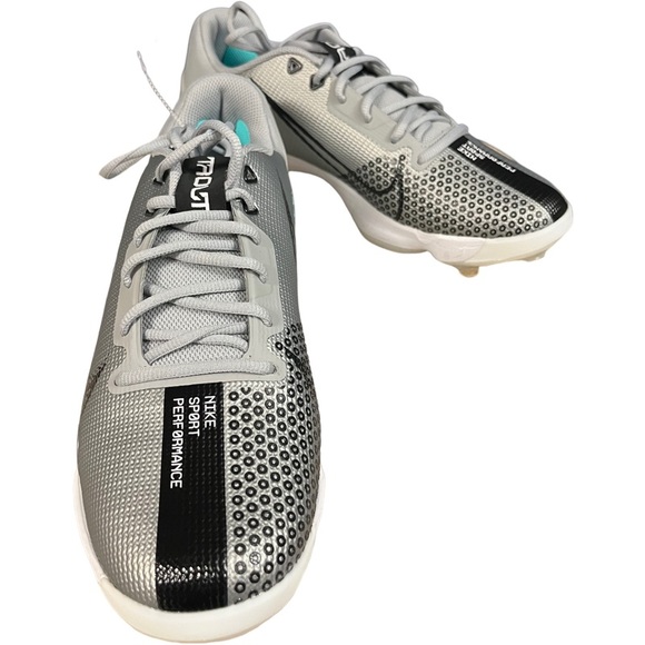 Nike Force Zoom Mike Trout 7 Pro Metal Baseball Cleats Gray DC9905-006 - Picture 1 of 8
